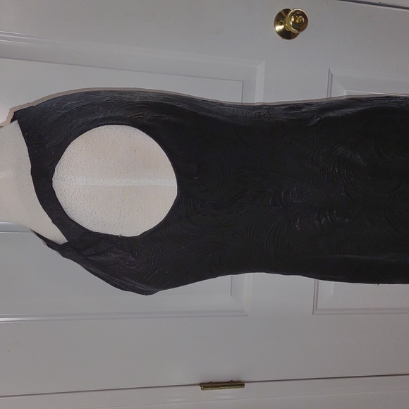 💜VINTAGE💜 EVAN PICONE Brocade One Shoulder Sheath Dress - Picture 11 of 16